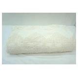 Vintage White Chenille Bedspread-Hobnail/Candlewick