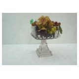 vintage fruit pedestal fruit bowl