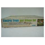 Vintage Louis Marx & Co. Electric Train Set w/paper Village