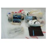 3 Small Totes With Craft Items