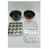Bakeware: Angel Food Cake Pan, Mini Muffin Tins