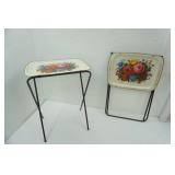 (2ct) Vintage Crestline TV Trays