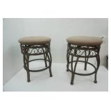 (3ct) 22" Round Revolving Bar Stools 17" wide