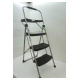 Werner StepRight 3 Step Stool w/Project Tray