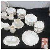 Mid-Century Franciscan Earthenware "Oasis" Dinnerware Set