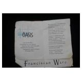 Mid-Century Franciscan Earthenware "Oasis" Dinnerware Set