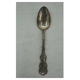 Oneida Heirloom Stainless Set, Rogers Birth Record Spoons, Vernon Silver Plate Spoon & Sterling Spoon