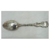 Oneida Heirloom Stainless Set, Rogers Birth Record Spoons, Vernon Silver Plate Spoon & Sterling Spoon
