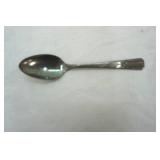 Oneida Heirloom Stainless Set, Rogers Birth Record Spoons, Vernon Silver Plate Spoon & Sterling Spoon