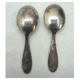Oneida Heirloom Stainless Set, Rogers Birth Record Spoons, Vernon Silver Plate Spoon & Sterling Spoon