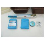 Wash Tubs, Tupperware Containers w/lids, Aluminum Foil, Freezer Packs