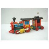 Vintage Fisher Price Wooden Huffy Puffy Toy Train 4 pieces.