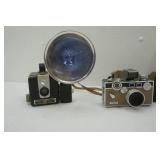 Vintage Kodak Brownie Hawkeye (1949-1961) & Argus C3 Camera (1939-1966)