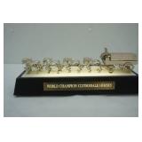 Vintage 1963 Budweiser Light. World Champion Clydesdale Horses