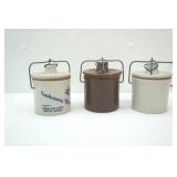 (3ct) Vintage Cheese Crocks