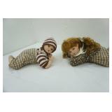 Vintage Porcelain Baby 12" long by 6.5"tall