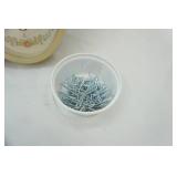 Pfaltzgraff Winterberry Sleigh Dish & Vintage Oval Wall Clock