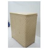 Vintage Vogue Wicker Laundry Hamper
