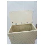 Vintage Vogue Wicker Laundry Hamper
