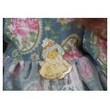 Vintage Precious Moments Doll, Porcelain Doll, and Doll Chair