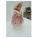 Vintage Composition Doll with Stand 21" tall