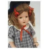 Vintage Composition Doll with Stand 20" Tall