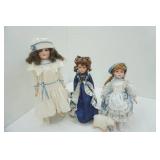 (3ct) Porcelain Dolls