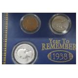 1938 Collectors Coin Set "A Year to Remember"