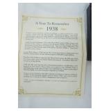 1938 Collectors Coin Set "A Year to Remember"