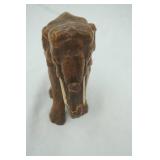 Vintage Syroco Wood Elephant Figurine 5"tall