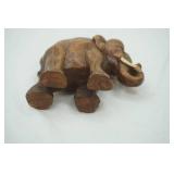 Vintage Syroco Wood Elephant Figurine 5"tall