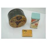 Vintage Tins: Nabisco, Old Gold Cigarettes, Hand-Painted Heart Tin