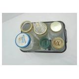 Vintage Enamelware Bin & Jars