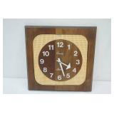 Vintage Quartz London Wall Clock 13.5" Square