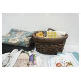 Linens & Woven Storage Basket
