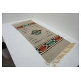 Vintage Hand-Woven Table Runner 45"x19"
