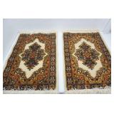 (2ct) Vintage Rugs 35"x24"