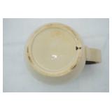 Antique Stoneware Pitcher 6" tall 4" diameter
