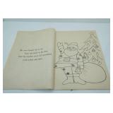 1974 22"x17" Giant Story Coloring Book "Twas the Night Before Christmas"