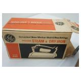 Vintage Deluxe Steam & Dry Iron, Homedics Massager
