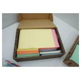 Colored Notecards, Stencils, Stickers