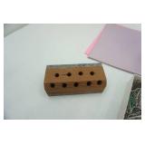 Desk Lamp, Paper Clips, Vintage Pencil Holders, Other Office Supplies