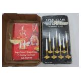 Vintage Brass Candle Holders