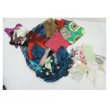 Vintage Silk Scarves and Hankies