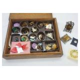 St Paul Book and Stationary wood box with jewelry