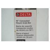 NEW Delta 16" Concealed Mount Grab Bar