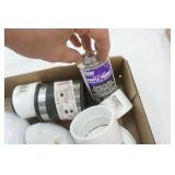 Plumbing Hardware, PVC Cement, PVC Purple Primer, PVC Pipes