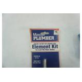 Master Plumber Element Kit, Diverter Type Tub Spout, Regulator, Toilet Stopper, Epox Ribbon & More