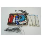 Puck Lights, Flashlight, Bug Spray, Hardware, Radio