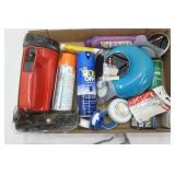 Puck Lights, Flashlight, Bug Spray, Hardware, Radio